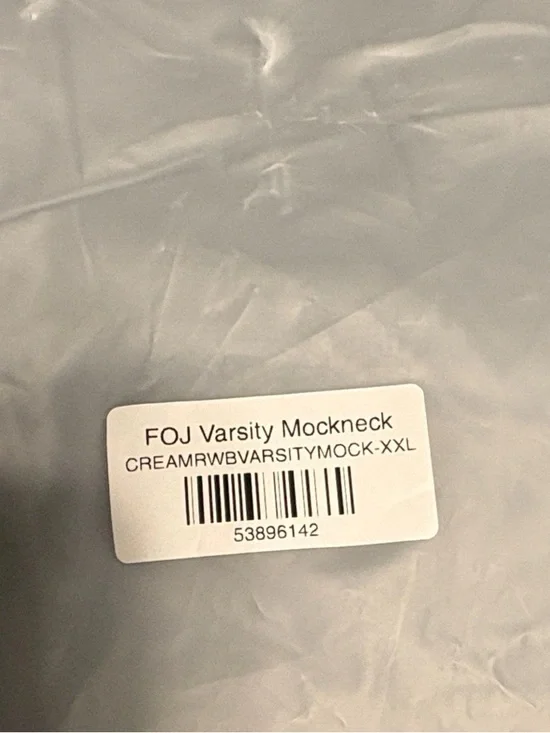 Parker Cream Pullover Sweatshirt with Red, White & Navy Appliqué - Picture 6 of 7